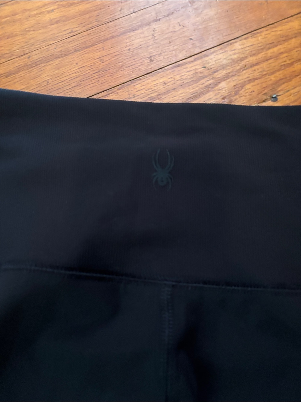 Spyder Active Black Leggings Workout Pants Pockets - Picture 5 of 5